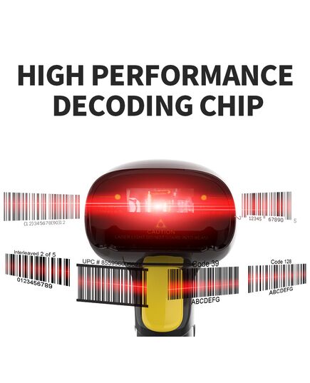 GTCODESTAR BARCODE SCANNER X-620F, 1D, ΕΝΣΎΡΜΑΤΟ & ΑΣΎΡΜΑΤΟ, 800MAH, ΜΑΎΡΟ