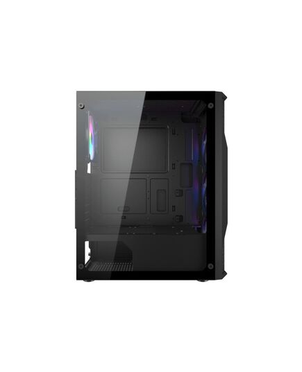 CC-COUGAR CASE MX110 MESH-G RGB TEMPERED GLASS MIDDLE ATX BLACK (4X120MM RGB FANS PREINSTALLED)