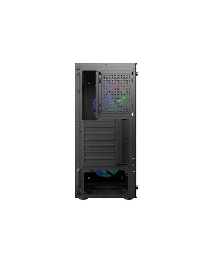 CC-COUGAR CASE MX110 MESH-G RGB TEMPERED GLASS MIDDLE ATX BLACK (4X120MM RGB FANS PREINSTALLED)