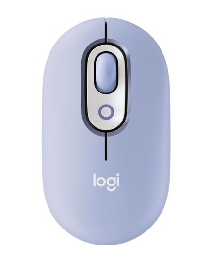 LOGITECH MOUSE POP WIRELESS WITH EMOJI BUTTON LILAC