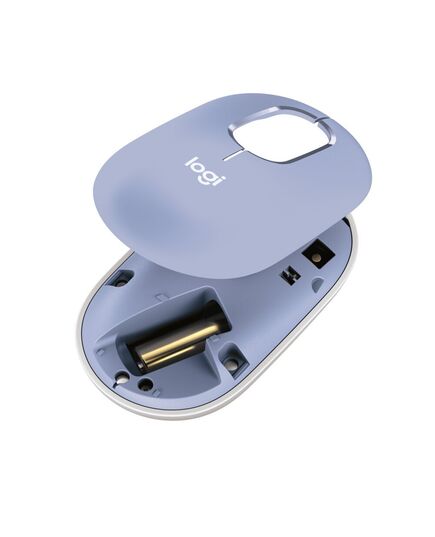 LOGITECH MOUSE POP WIRELESS WITH EMOJI BUTTON LILAC