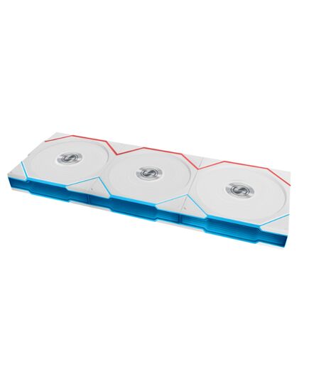 LIAN LI UNI FAN TL-LCD WIRELESS REVERSE 120 WHITE (3PCS & CONTROLLER) CASE FAN