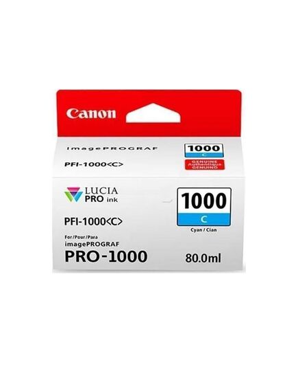 CANON ΜΕΛΆΝΙ INKJET PFI1000C CYAN (0547C001) (CANPFI-1000C)