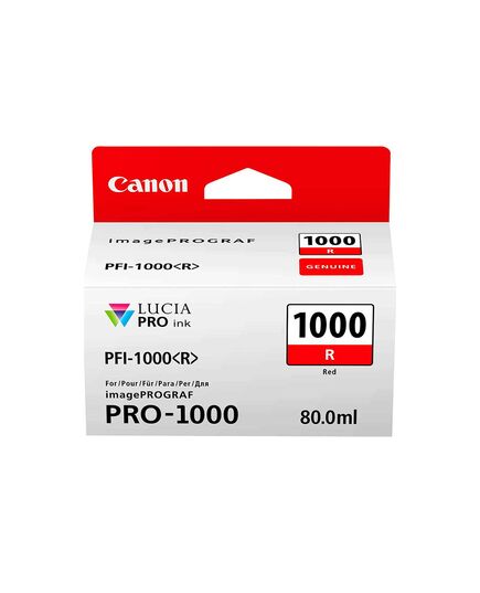 CANON ΜΕΛΆΝΙ INKJET PFI1000R RED (0554C001) (CANPFI-1000R)