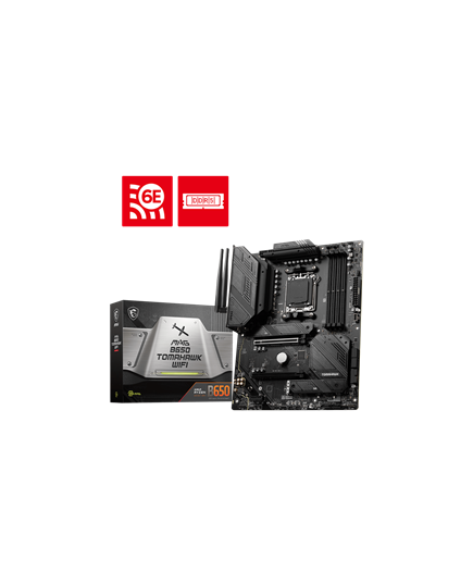 MSI MB MAG B650 TOMAHAWK WIFI, SOCKET AMD AM5, CS AMD B650, 4 DIMM SOCKETS DDR5, DP/HDMI, LAN 2.5G, WIFI 6E, ATX, 3YW.