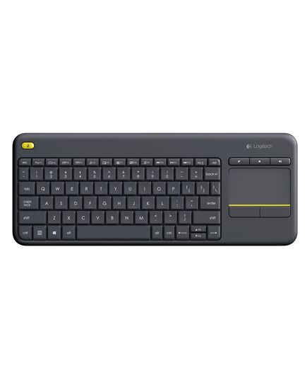 LOGITECH K400 PLUS ΑΣΎΡΜΑΤΟ ΠΛΗΚΤΡΟΛΌΓΙΟ ΜΕ TOUCHPAD ΑΓΓΛΙΚΌ US BLACK (920-007145) (LOGK400)