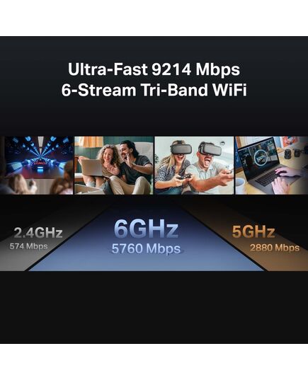 TP-LINK ROUTER  ARCHER BE550 BE9300 TRI-BAND WI-FI 7