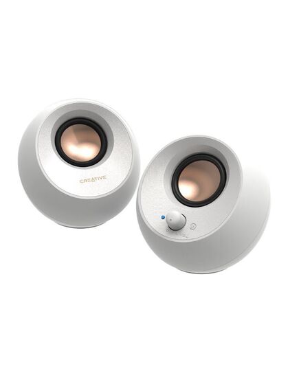 SPEAKERS CREATIVE PEBBLE V3 USB 2.0 WHT