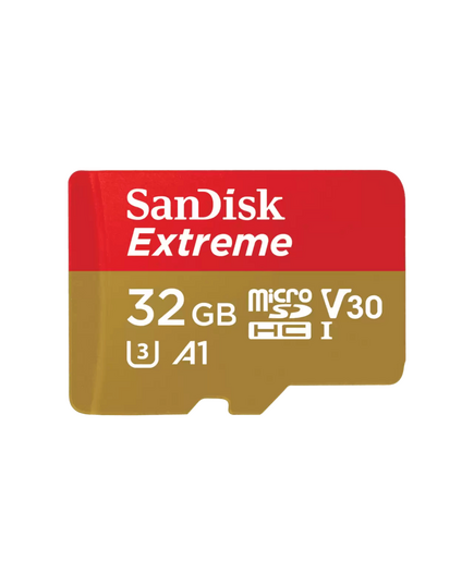 SANDISK EXTREME MICROSDHC 32GB CLASS 10 U3 V30 A1 UHS-I ΜΕ ΑΝΤΆΠΤΟΡΑ