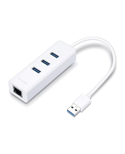 TP-LINK USB 3.0 3-PORT HUB GIGABIT ETHERNET ADAPTER 2 IN 1 USB ADAPTER (UE330)