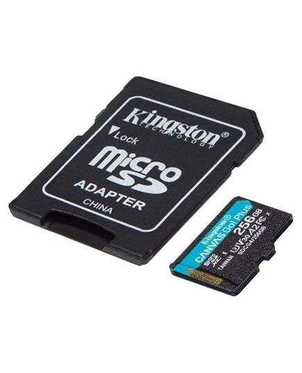 KINGSTON MEMORY CARD SDCG4/256GB CANVAS GO PLUS CLASS 10, UHS-I, U3, V30, A2