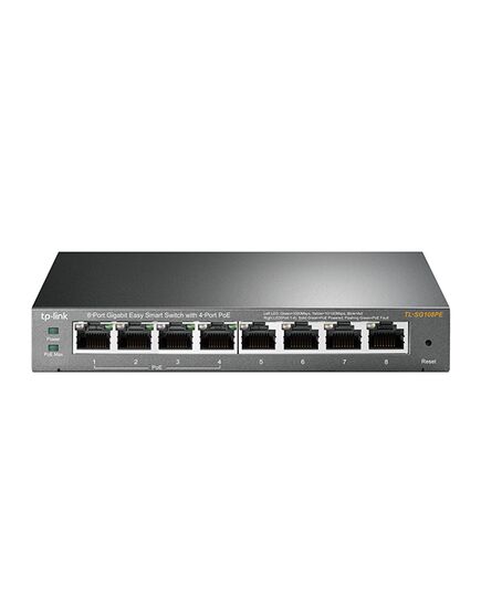 TP-LINK 8-PORT GIGABIT EASY SMART SWITCH WITH 4-PORT POE+ (TL-SG108PE)