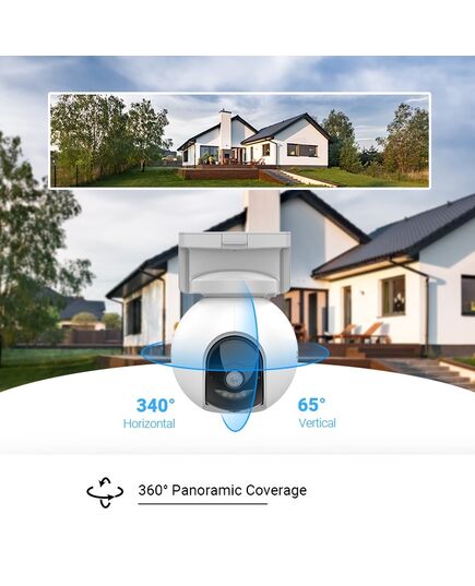 EZVIZ CAMERA  HB8 2K+ WITH SOLAR PANEL KIT