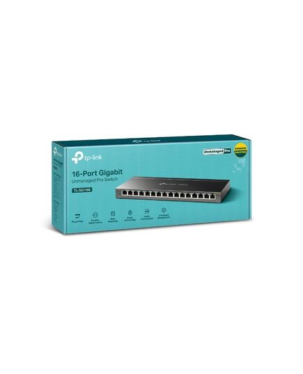 TP-LINK 16-PORT GIGABIT UNMANAGED PRO SWITCH (TL-SG116E)