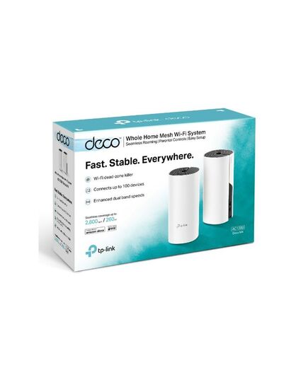 TP-LINK AC1200 WHOLE HOME MESH WI-FI SYSTEM (2- PACK DECO M4)