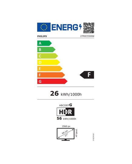 LED PHILIPS 27M2C5500W CU WQHD 24OHZ 27'