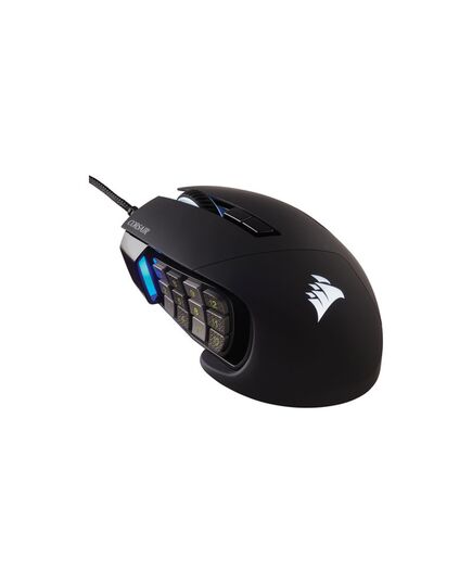 CORSAIR OPTICAL GAMING MOUSE SCIMITAR RGB ELITE MOBA/MMO 18.000 DPI - BLACK