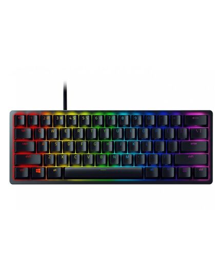 RAZER HUNTSMAN MINI 60% OPTO MECHANICAL GAMING KEYBOARD PURPLE SWITCH - US LAYOUT