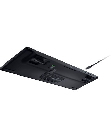 RAZER DEATHSTALKER V2 PRO - CLICKY PURPLE - RGB WIRELESS KEYBOARD - LOW-PROFILE OPTICAL - 40 HR BATT