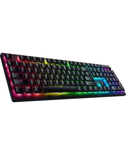 RAZER DEATHSTALKER V2 PRO - CLICKY PURPLE - RGB WIRELESS KEYBOARD - LOW-PROFILE OPTICAL - 40 HR BATT