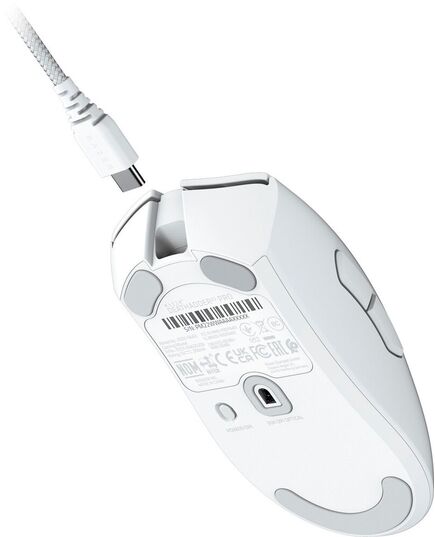 RAZER DEATHADDER V3 PRO WHITE - 64G WIRELESS GAMING MOUSE - ERGONOMIC - 90 HOURS BATTERY - 30K DPI