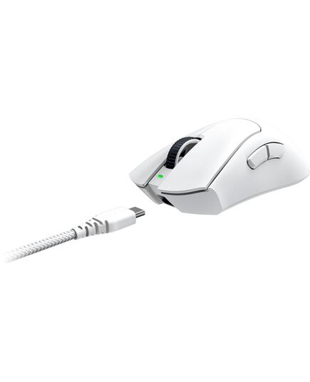 RAZER DEATHADDER V3 PRO WHITE - 64G WIRELESS GAMING MOUSE - ERGONOMIC - 90 HOURS BATTERY - 30K DPI