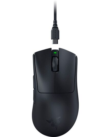 RAZER DEATHADDER V3 PRO BLACK - 64G WIRELESS GAMING MOUSE - ERGONOMIC - 90 HOURS BATTERY - 30K DPI