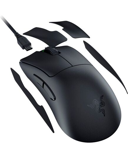 RAZER DEATHADDER V3 PRO BLACK - 64G WIRELESS GAMING MOUSE - ERGONOMIC - 90 HOURS BATTERY - 30K DPI