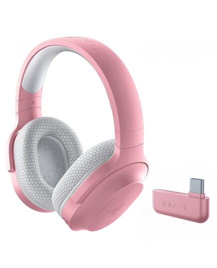RAZER BARRACUDA X QUARTZ PINK WIRELESS & BLUETOOTH PC/PS5/SWITCH/ANDROID GAMING HEADSET WITH USB-C