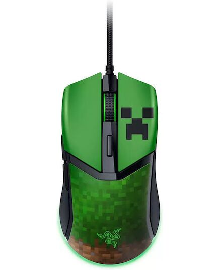 RAZER COBRA MINECRAFT EDITION + SKIN- 58G LIGHTWEIGHT GAMING MOUSE - RGB UNDERGLOW - 8500 DPI