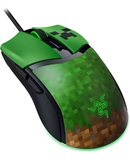 RAZER COBRA MINECRAFT EDITION + SKIN- 58G LIGHTWEIGHT GAMING MOUSE - RGB UNDERGLOW - 8500 DPI
