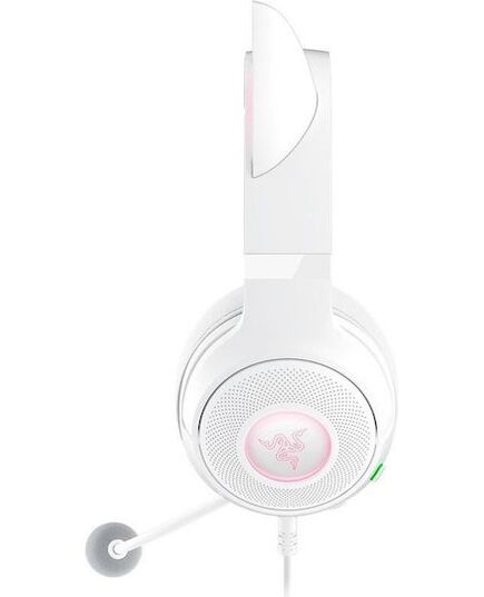 RAZER KRAKEN KITTY V2 - WHITE - RGB - USB 7.1 GAMING HEADSET - KITTY EARS - PC / PS5 / SWITCH