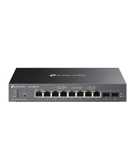 TP-LINK OMADA 8-PORT 2.5GBASE-T AND 2-PORT 10GE SFP+ SMART SWITCH WITH 8-PORT POE+ (SG2210XMP-M2) (TPSG2210XMP-M2)