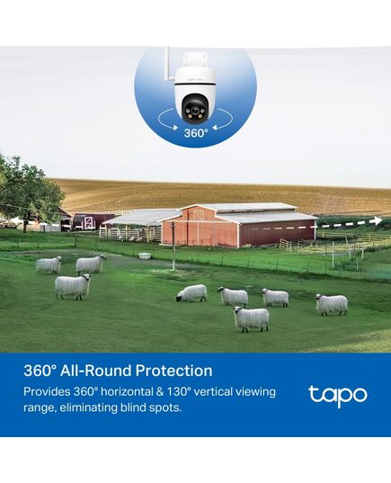TP-LINK OUTDOOR PAN/TILT 4G LTE CAMERA TAPO C501GW