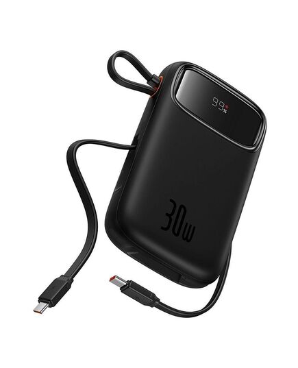 BASEUS POWERBANK QPOW 2 10000MAH 30W 2XUSB-C BLACK (P10055008113-00) (BASP10055008113-00)