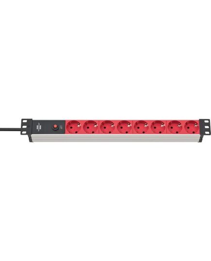 BRENNENSTUHL ΠΟΛΎΠΡΙΖΟ ΑΣΦΑΛΕΊΑΣ 8 ΘΈΣΕΩΝ ΓΙΑ RACK 19" 1U ΜΕ ΒΎΣΜΑ C14 ΚΑΙ ΚΑΛ. 2M/ RED/SILVER (1390007118) (BNN1390007118)