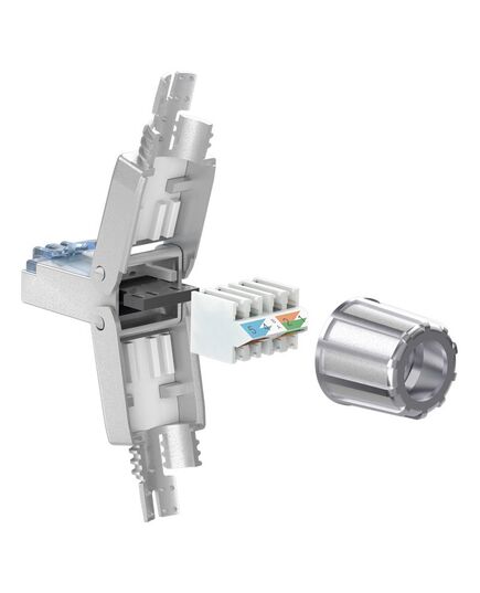 GOOBAY ΒΎΣΜΑ RJ45 65939, CAT 6A STP, TOOL-FREE, ΑΣΗΜΊ