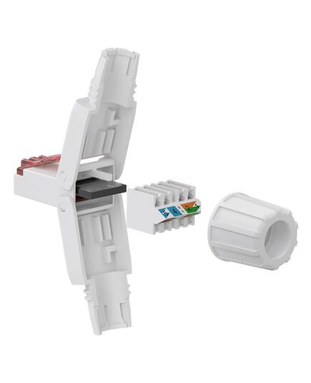 GOOBAY ΒΎΣΜΑ RJ45 65942, CAT 6 UTP, TOOL-FREE, ΛΕΥΚΌ