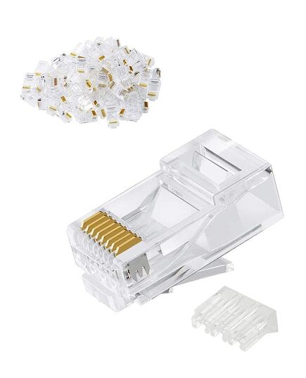 POWERTECH ΒΎΣΜΑ RJ45 CAB-N352, CAT 6/6A UTP, MODULAR, ΔΙΆΦΑΝΟ, 50ΤΜΧ