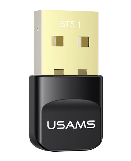 USAMS USB ΑΝΤΆΠΤΟΡΑΣ BLUETOOTH 5.1 ZB321, ΜΑΎΡΟΣ