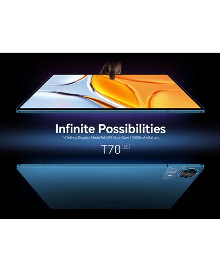 TECLAST TABLET T70, 14", 8/256GB, 4G, ANDROID 14, 10000MAH, ΜΠΛΕ