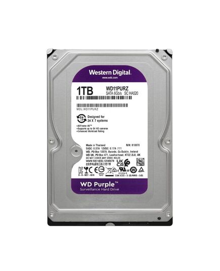 WESTERN DIGITAL PURPLE 1TB HDD