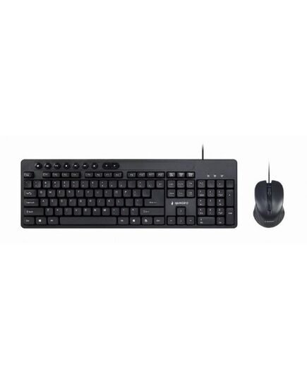 GEMBIRD KEYBOARD PLUS MOUSE SET USB US LAYOUT BLACK (KBS-UM-04) (GEMKBS-UM-04)
