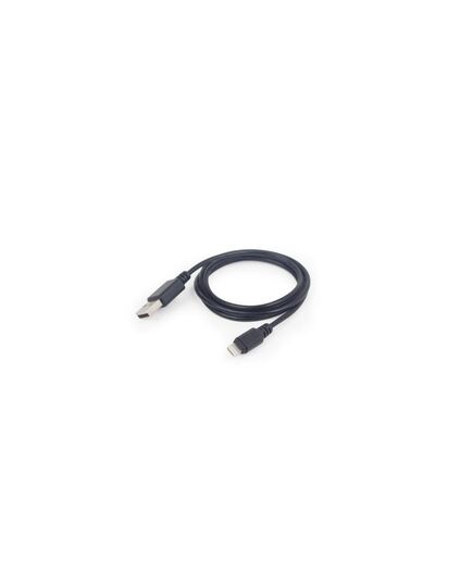 CABLEXPERT REGULAR USB TO LIGHTNING CABLE ΜΑΎΡΟ 1M (CC-USB2-AMLM-1M) (GEMCC-USB2-AMLM-1M)
