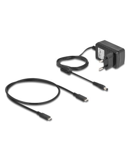 DELOCK DOCKING STATION 64300 ΓΙΑ 2X M.2 NVME SSD, CLONE/ERASE FUNCTION, 20GBPS, ΜΑΎΡΟ