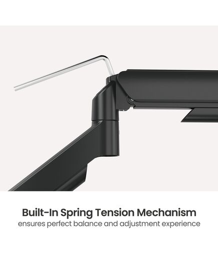 POWERTECH ΒΆΣΗ ΓΡΑΦΕΊΟΥ ΟΘΌΝΗΣ PT-1424, 17-32", ΈΩΣ 9KG