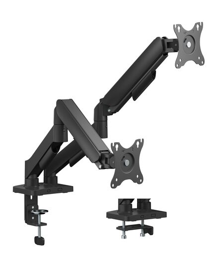 POWERTECH ΒΆΣΗ ΓΡΑΦΕΊΟΥ ΓΙΑ 2X ΟΘΌΝΕΣ PT-1425, 17-32", ΈΩΣ 9KG