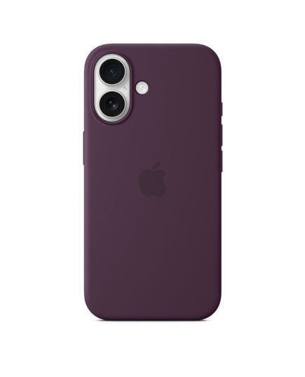 IPHONE 16 SILICONE CASE MAGSAFE - PLUM