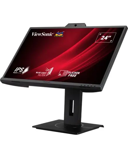 VIEWSONIC MONITOR VG2440V 23.8'' IPS, ERGONOMIC, HDMI, DP, SPEAKERS, WEBCAM