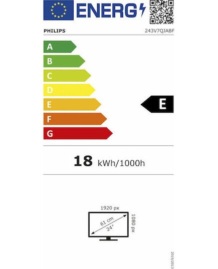 PHILIPS V-LINE 243V7QJABF/00 FHD IPS 60HZ 5MS 23.8''